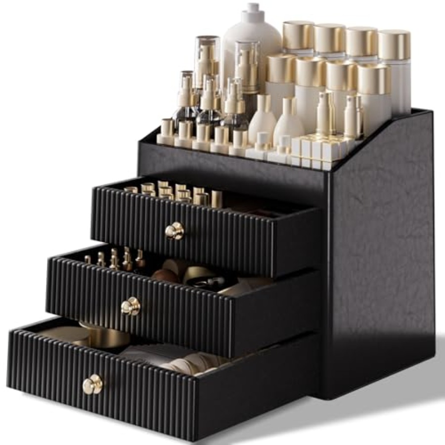 Luxury Skincare & Spa Reviews - Luxury Makeup Organizer with 3 Shelf