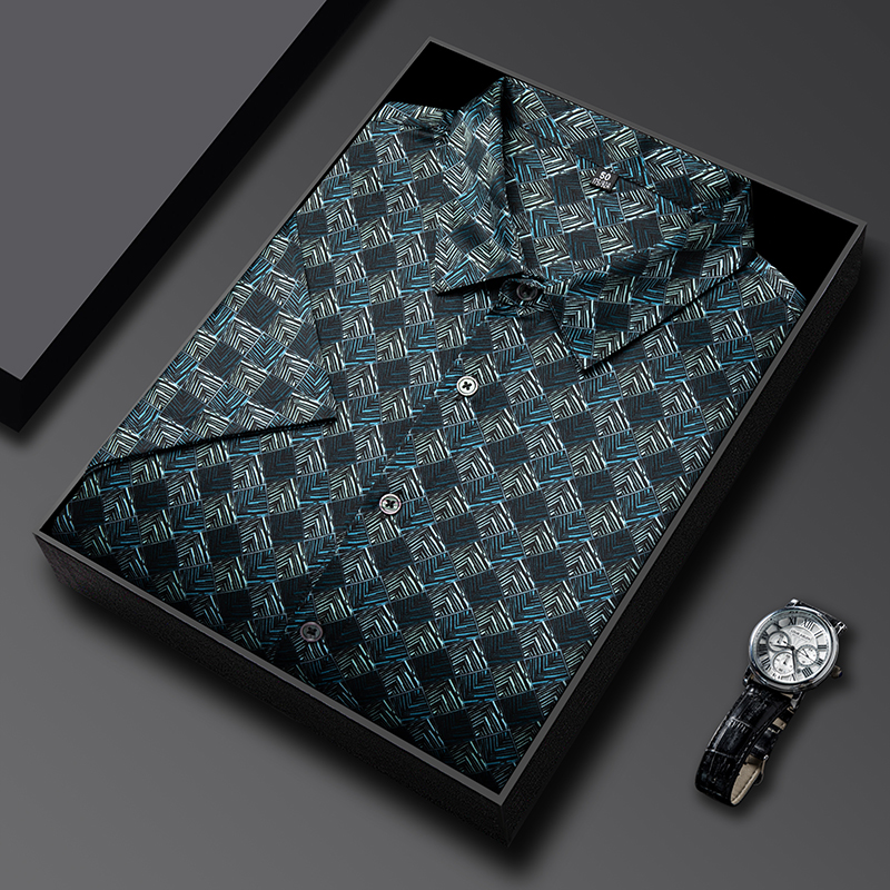 Luxury Skincare Men - Luxurious Silk Print Shirts For Men