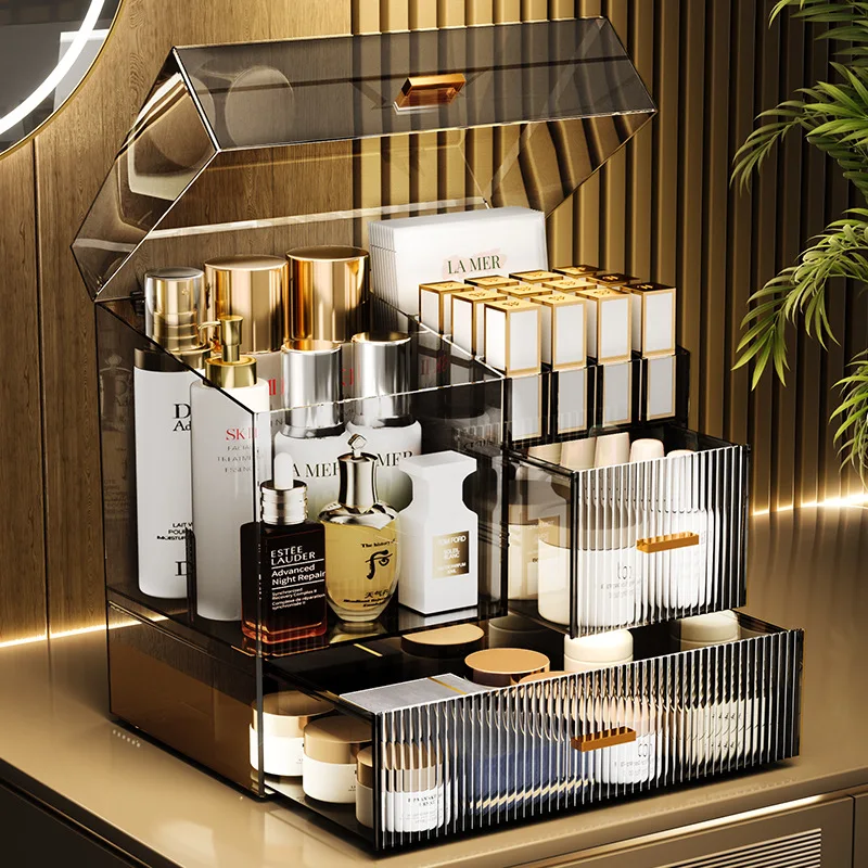 Luxury Skincare Dupes - 32x32x20cm Acrylic Luxury Cosmetics Storage Box