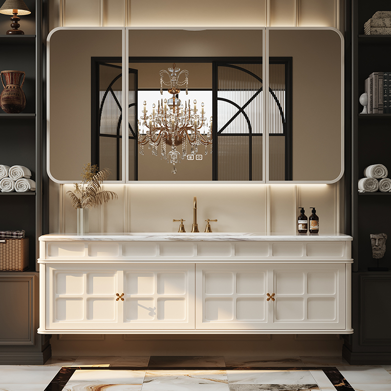 French Retro Bathroom Cabinet  - Luxury Skincare & Spa Reviews avaliação e preço