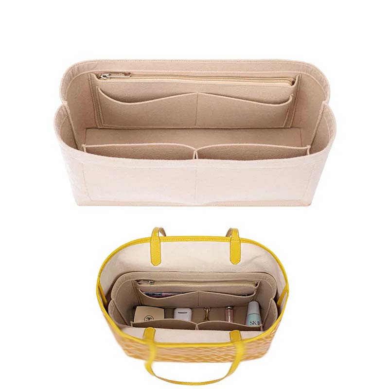 Felt Insert Bag Cosmetic Organ - Luxury Skincare Samples avaliação e preço