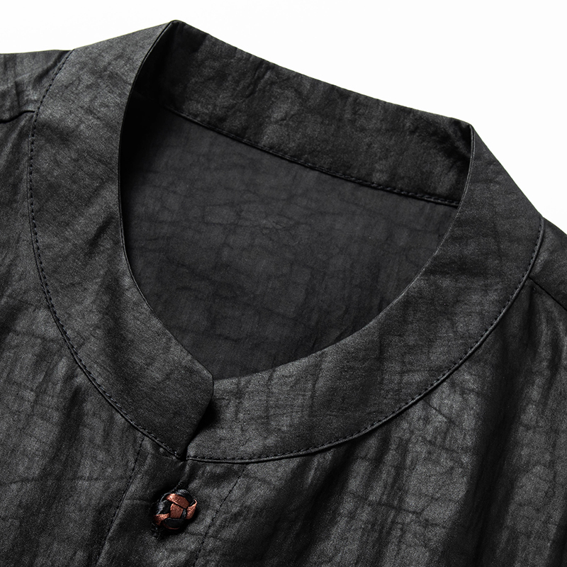 Real Silk 100% Collarless Shir - Luxury Skincare Men avaliação e preço