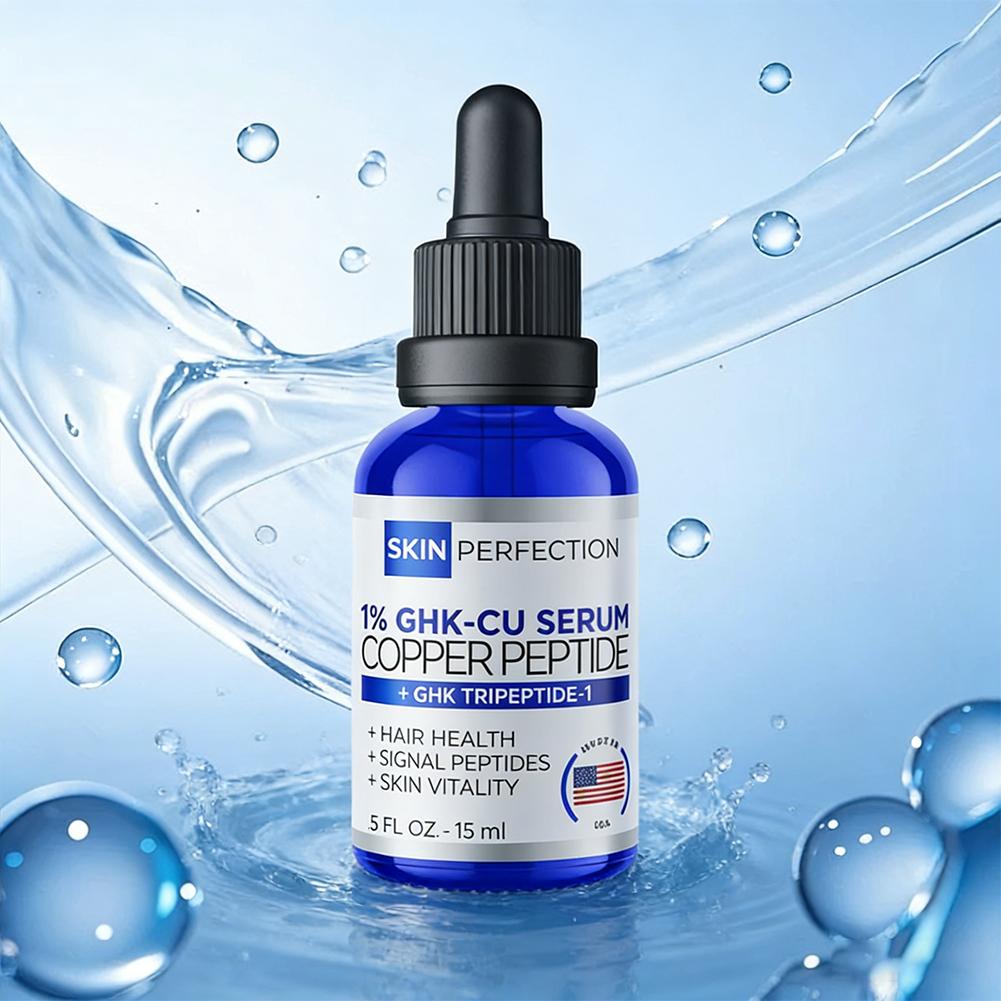 Paraben Free 1% GHK Cu Copper  - Peptide Complex Serum avaliação e preço