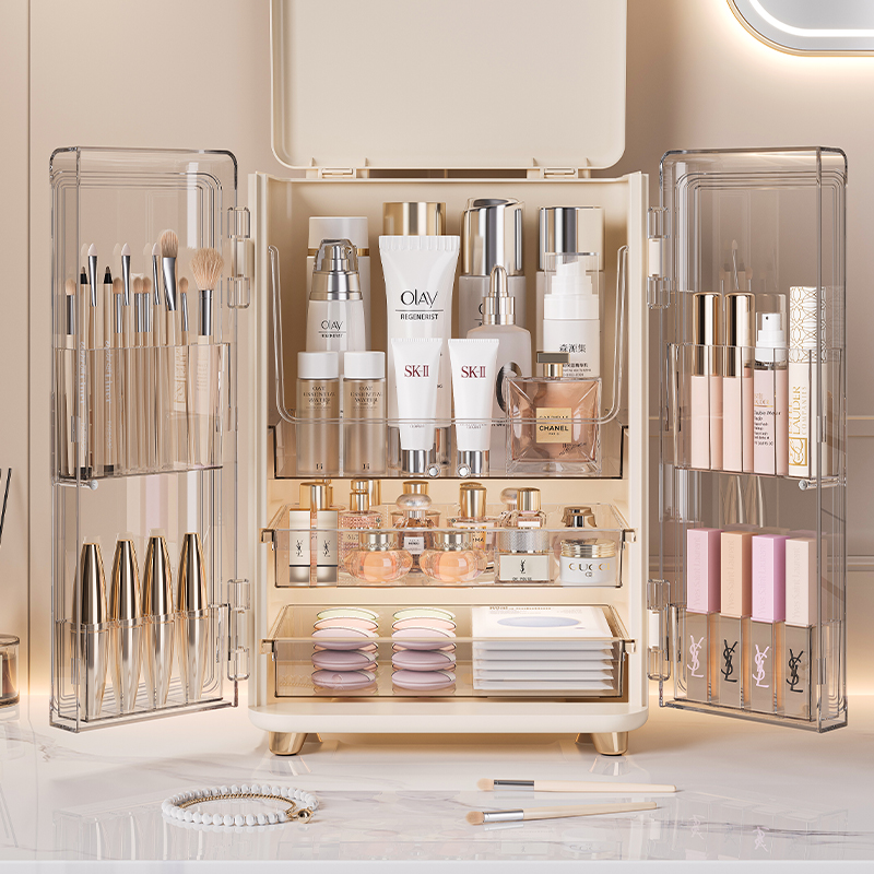 Cosmetics storage box, large-c - Luxury Skincare Dupes avaliação e preço