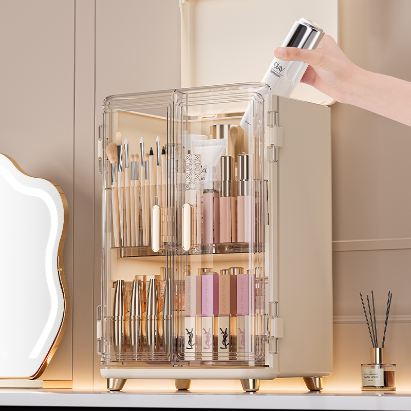 Cosmetics storage box, large-c - Luxury Skincare Dupes avaliação e preço
