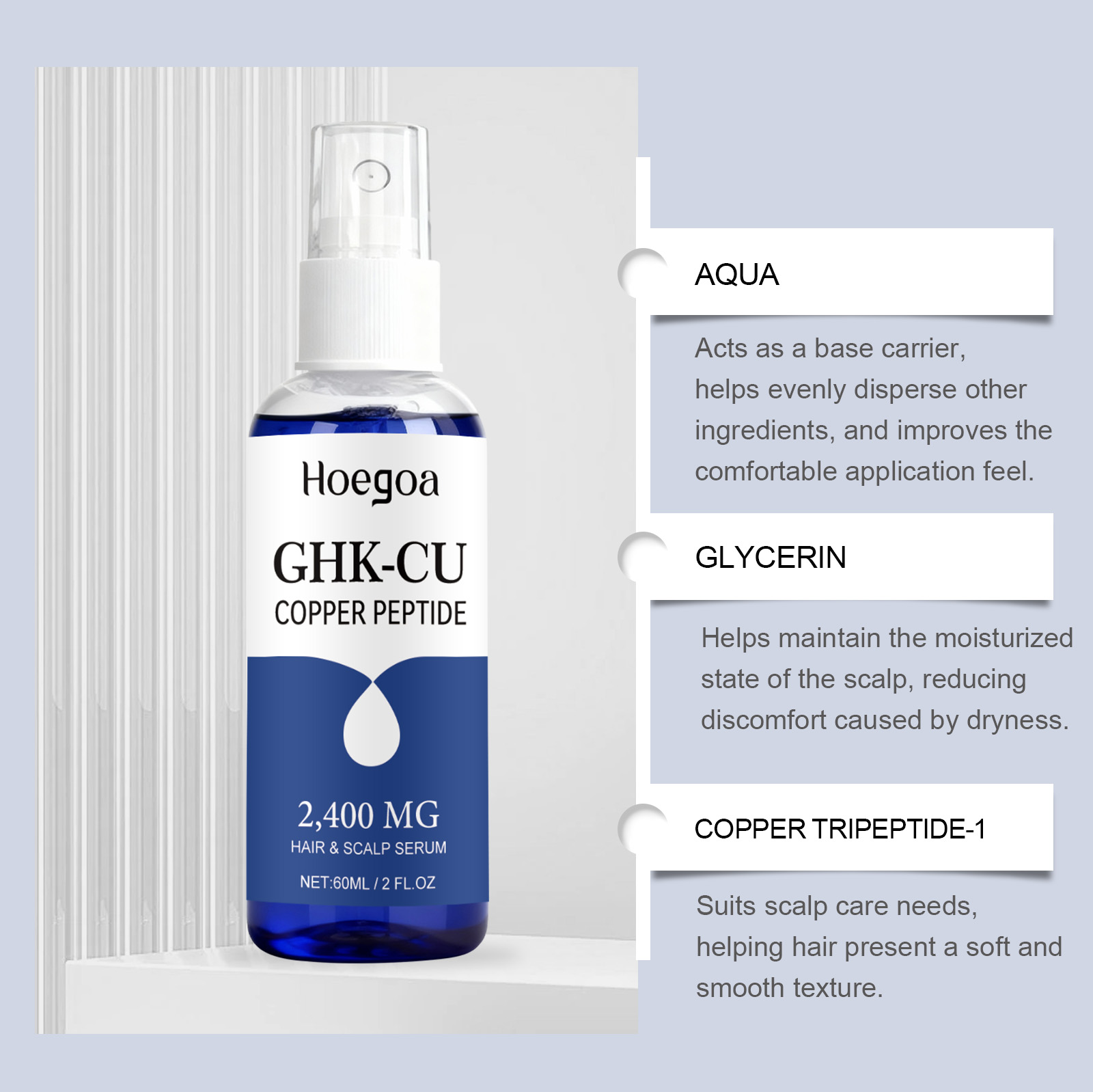 Copper peptide hair and scalp  - Peptide Complex Serum avaliação e preço