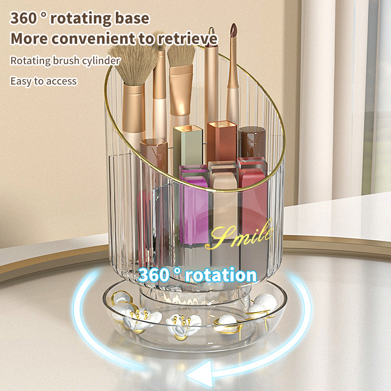 360° Rotating Makeup Brush Hol - Luxury Skincare And Makeup Brands avaliação e preço