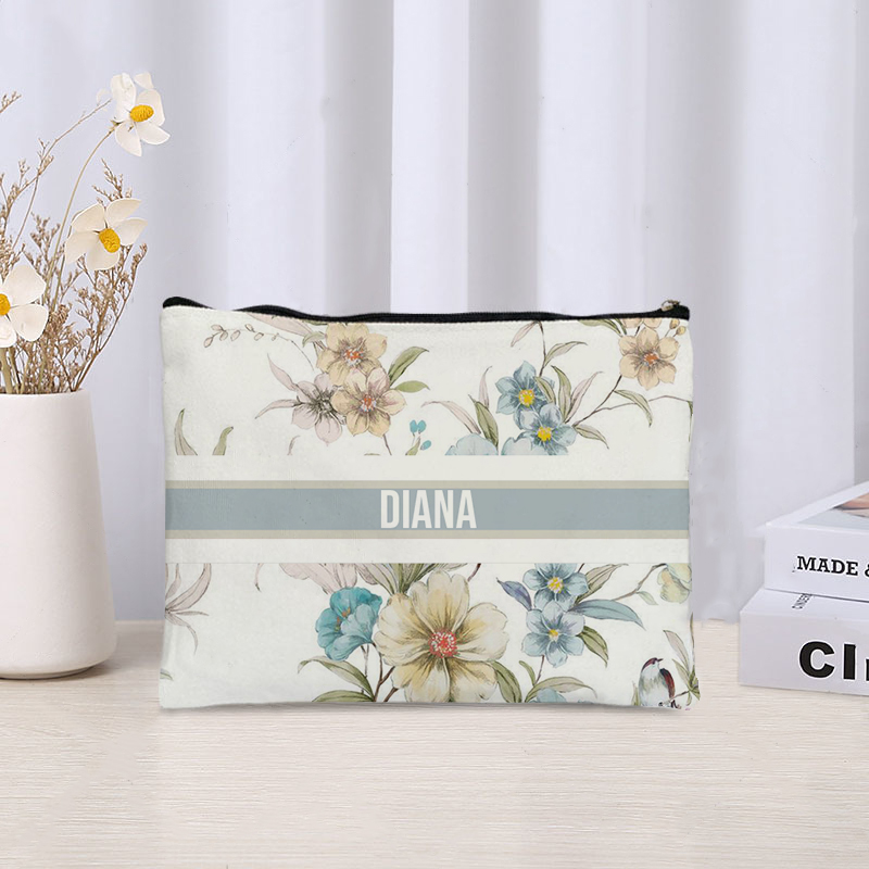 Custom Name Cosmetic Bag Trend - Luxury Skincare Samples avaliação e preço