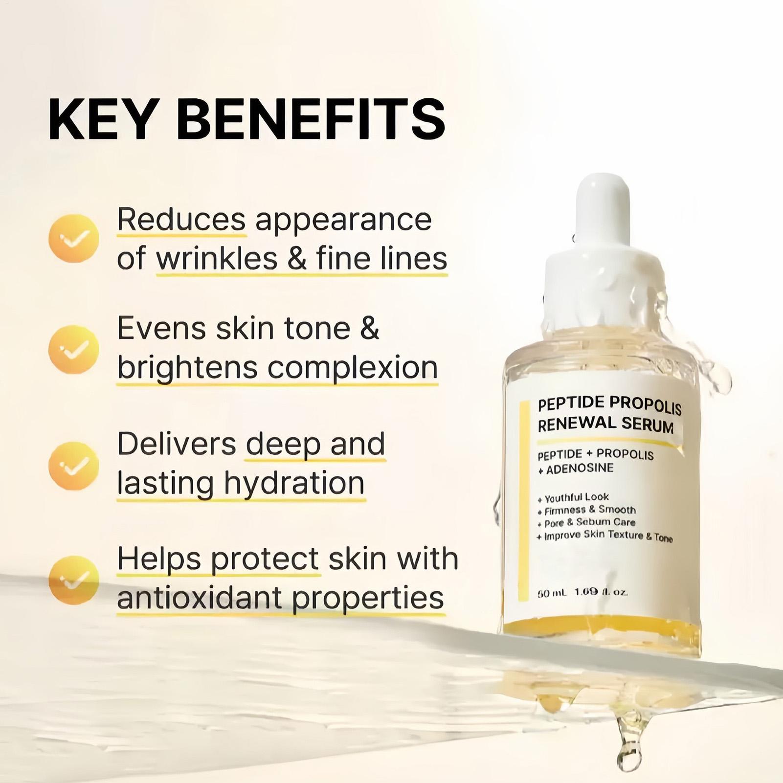 Moisturizing peptide dropolis  - Peptide Complex Serum avaliação e preço