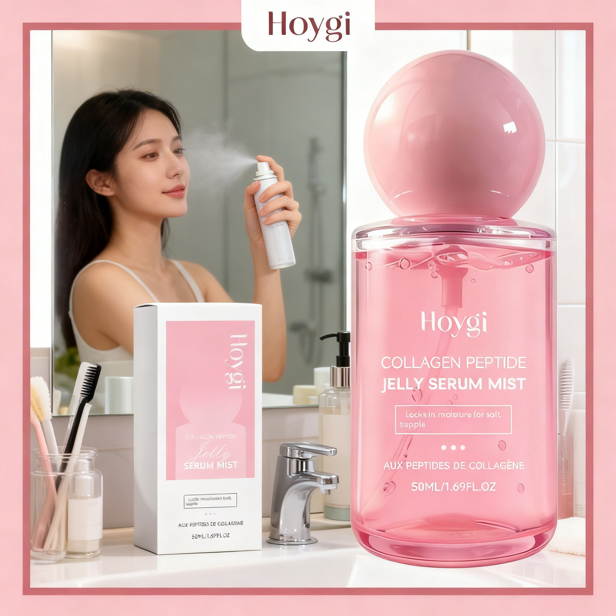 50ML 1/2/3PCS Collagen Peptide - Peptide Complex Serum avaliação e preço