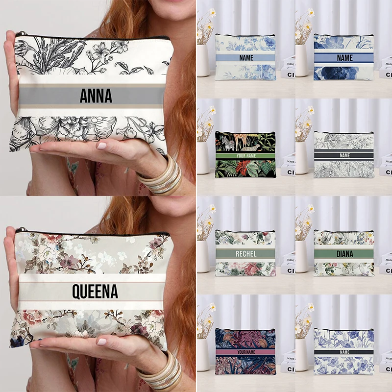 Custom Name Vintage Makeup Bag - Luxury Skincare And Makeup Brands avaliação e preço