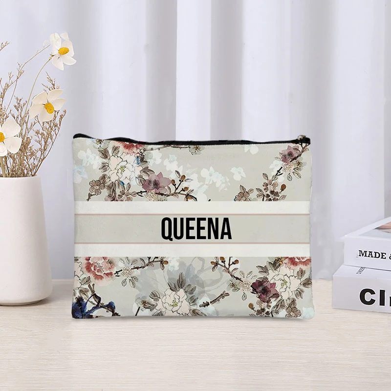 Custom Name Vintage Makeup Bag - Luxury Skincare And Makeup Brands avaliação e preço