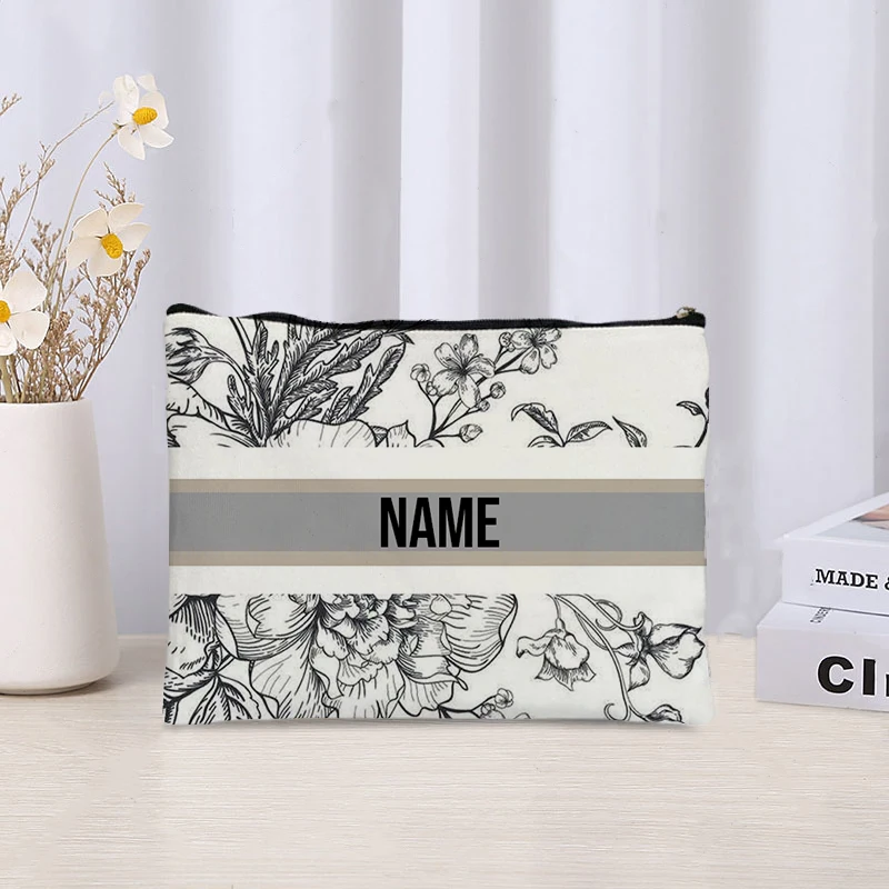 Custom Name Vintage Makeup Bag - Luxury Skincare And Makeup Brands avaliação e preço
