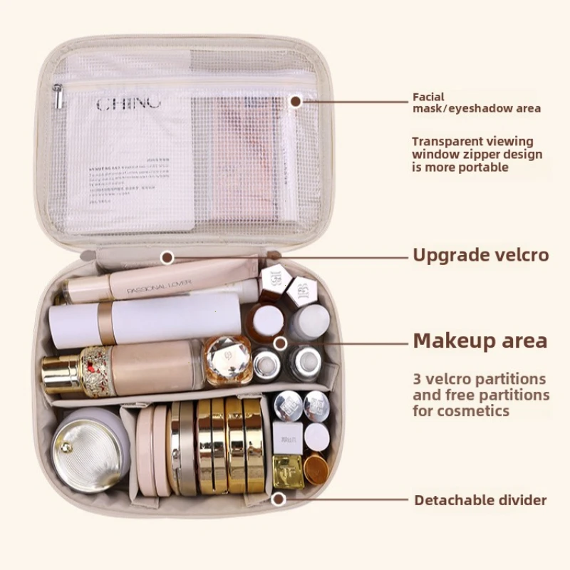 New Women's Large Capacity Cos - Luxury Skincare Samples avaliação e preço