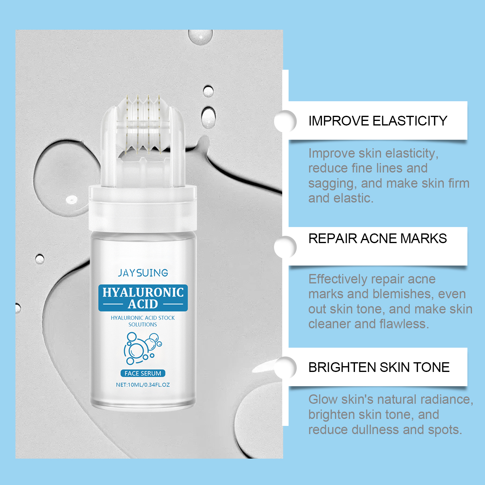Hydrating roller Serum 0.25mm  - Luxury Skincare Collection avaliação e preço